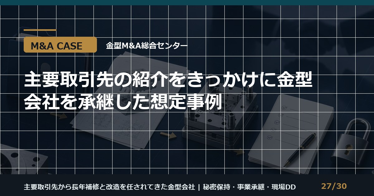 主要取引先紹介の承継事例のアイキャッチ画像