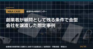 創業者顧問型の承継事例のアイキャッチ画像