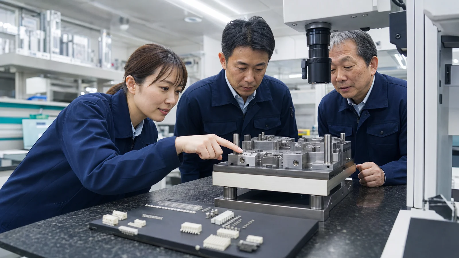 エスジーディー M&A事例を象徴する精密金型工場の技術者