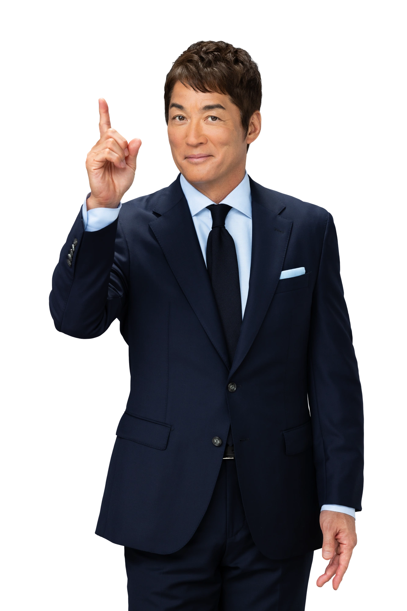 スーツ姿の長嶋一茂さん